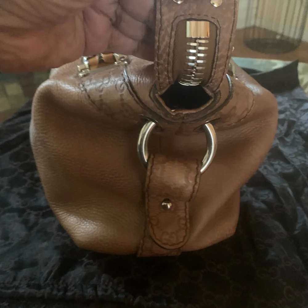 Gucci Bamboo Bag in Brown Leather XL - Picture 2 of 15